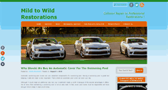 Desktop Screenshot of mildtowildrestorations.com.au